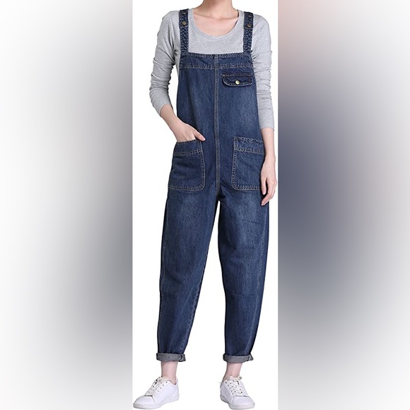 Blue denim dungaree/overalls - Picture 7 of 7